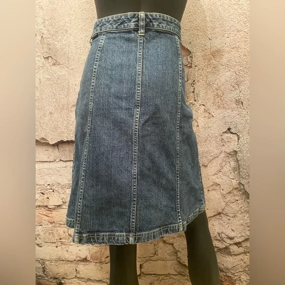 Columbia Blue Denim Straight Skirt - Picture 6 of 9